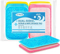 HOMEXCEL 12PK Scrub&Wipe Cloths, Dual-Sided Non-Scratch Sponges for Kitchen