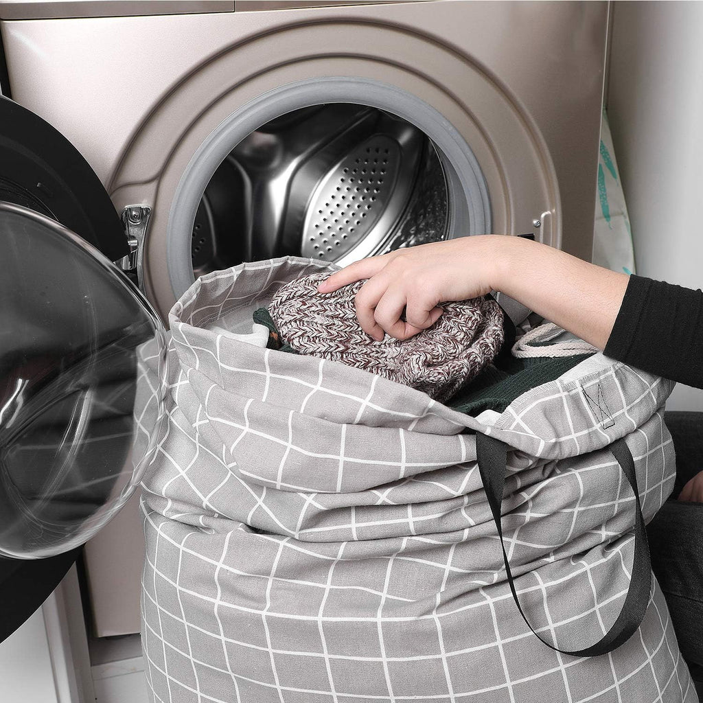 SWISSELITE Heavy Duty Laundry Bag, Large Travel Dirty Clothes Bag