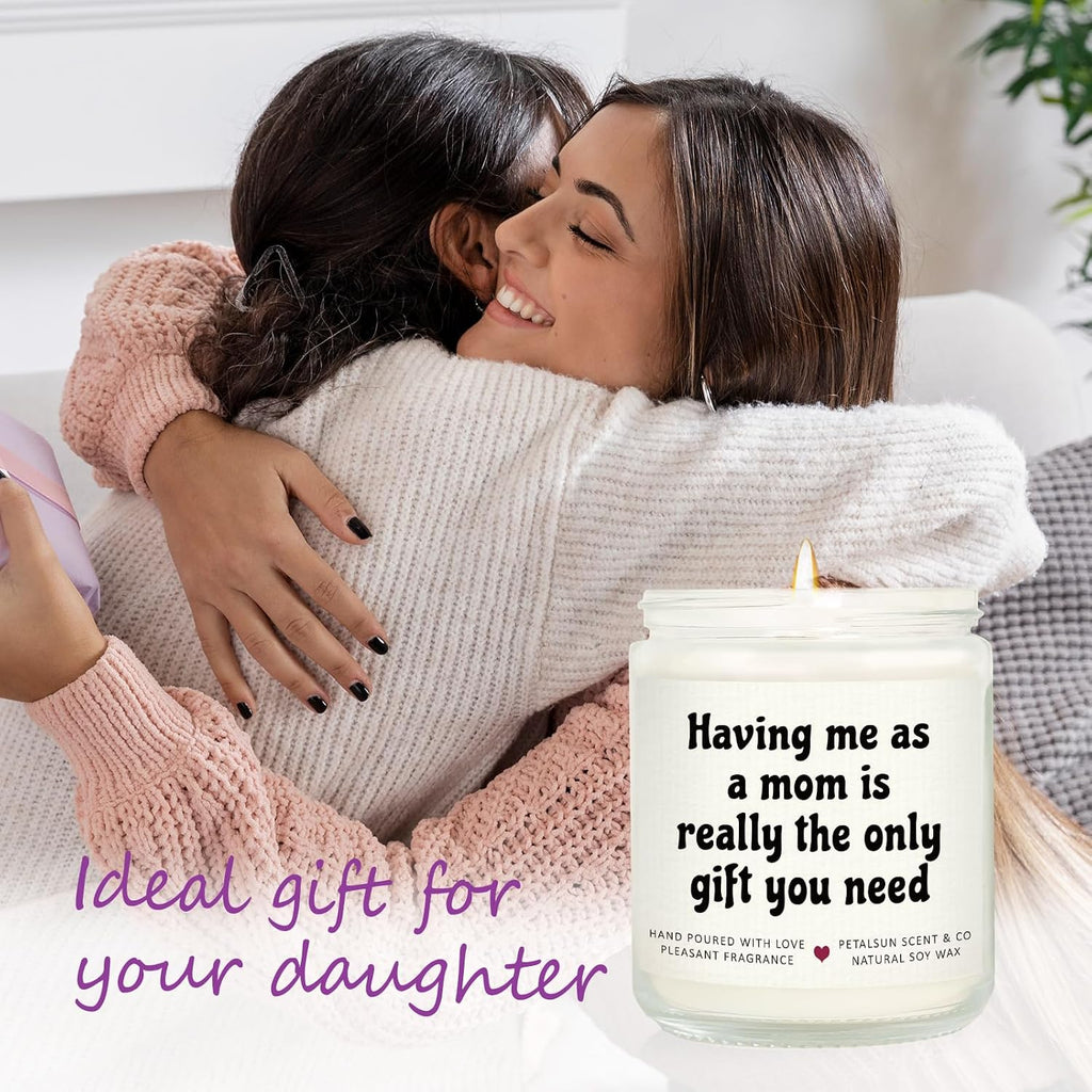 Petalsun Daughter Gifts from Mom, Lavender Scented Soy Wax Candle