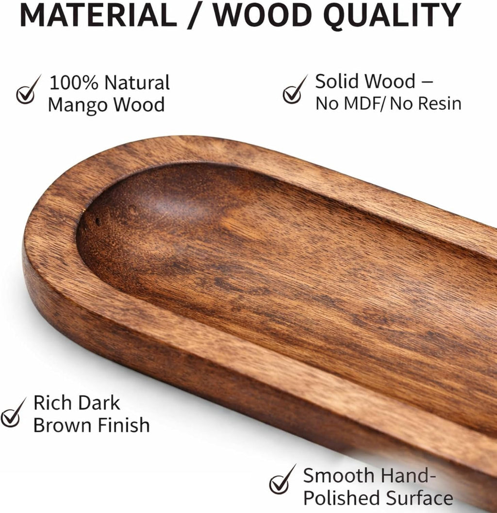 Incense Burner Wooden Ash Catcher