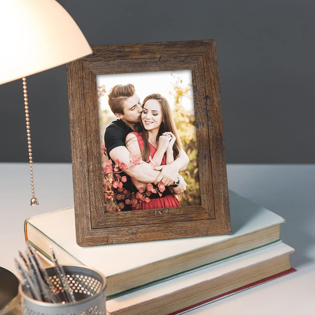 4x6 Wooden Picture Frames with Real Tempered Glass