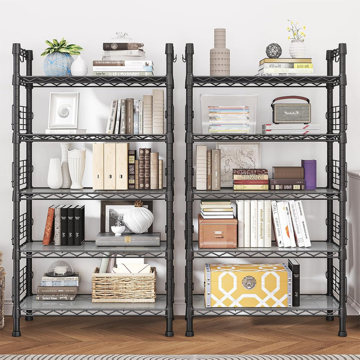 FUTASSI Large Metal Storage Rack, Storage Organizer Shelves for Kitchen