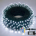Hopolon Cool White Christmas Twinkle String Lights, 33FT 100L with Remote