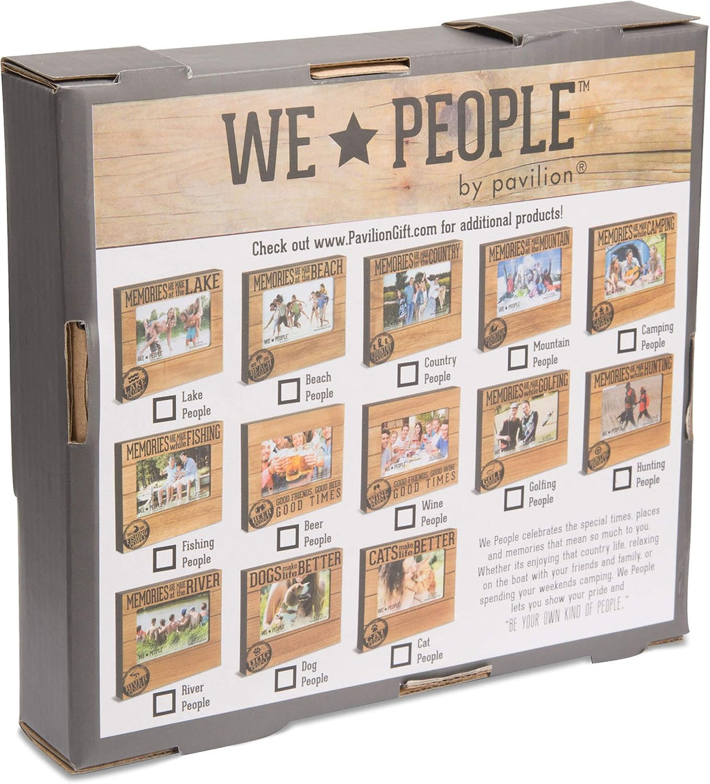 Pavilion Gift Company - River People - 6.75" x 7.5" Photo Picture Frame River Riverside Waterfront Outdoors Wall Desk Home Decor
