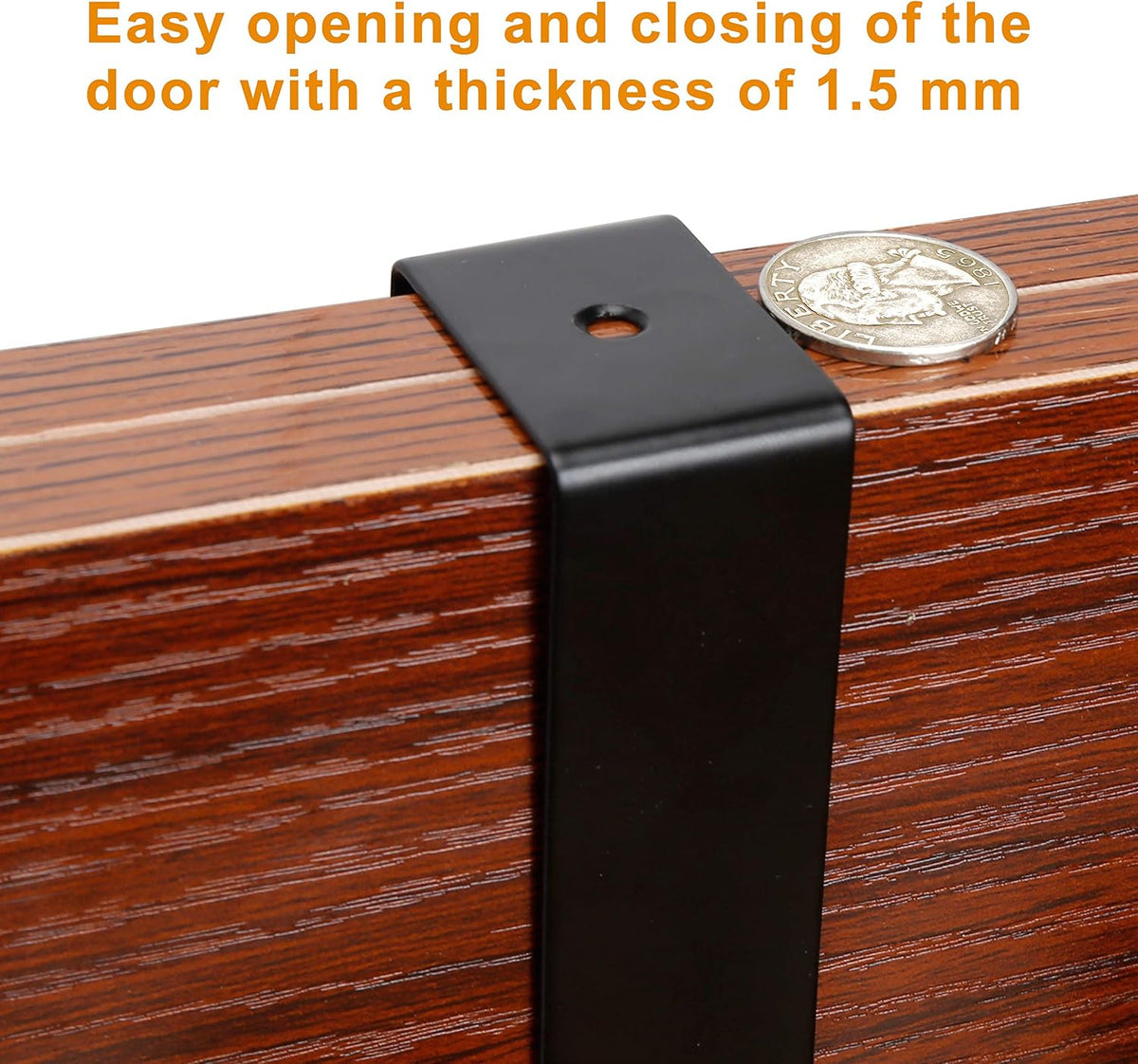 SKOLOO Over The Door Hook - for Doors up to 1-3/4'' Thickness, Metal Door Hanger with 5 Triple Hooks, Over The Door Hanger for Coats, Hats,Towels, White, Assembly Required