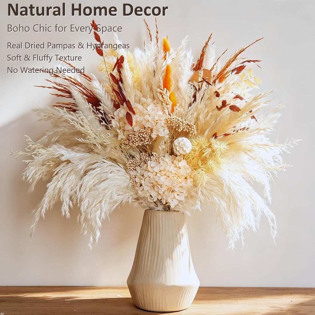 Dried Pampas Grass Bouquet, Fall Flower Arrangements