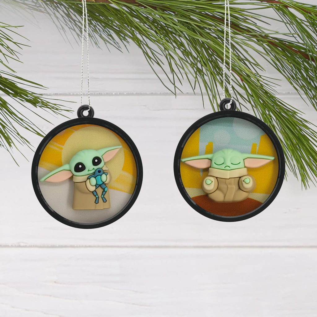 Hallmark Star Wars: The Mandalorian Mini Christmas Ornaments, Set of 4