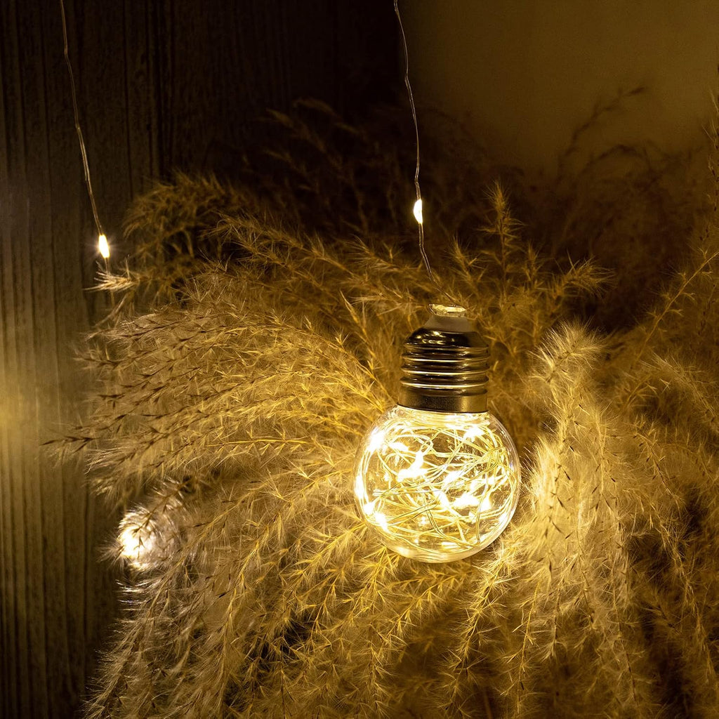 Wish Ball Curtain Lights 200 LED Window Fairy Light, USB/Battery Powered Twinkle Globe Curtain String Lights for Wedding Backdrop Room Dorm Party Christmas Decor (Warm White)