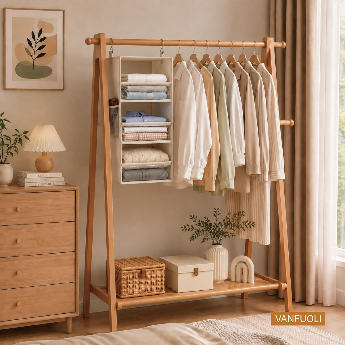 6-Tier Hanging Closet Organizer and Storage