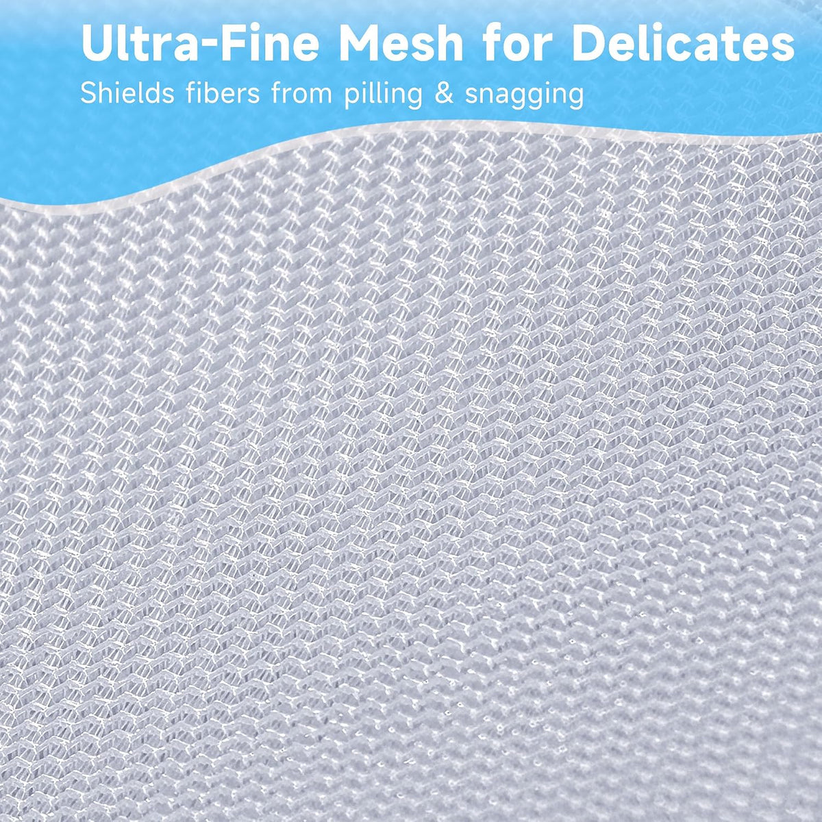 GOGOODA 4 Pack Delicates Laundry Bags, Fine Mesh Wash Bag with Hanging Loop