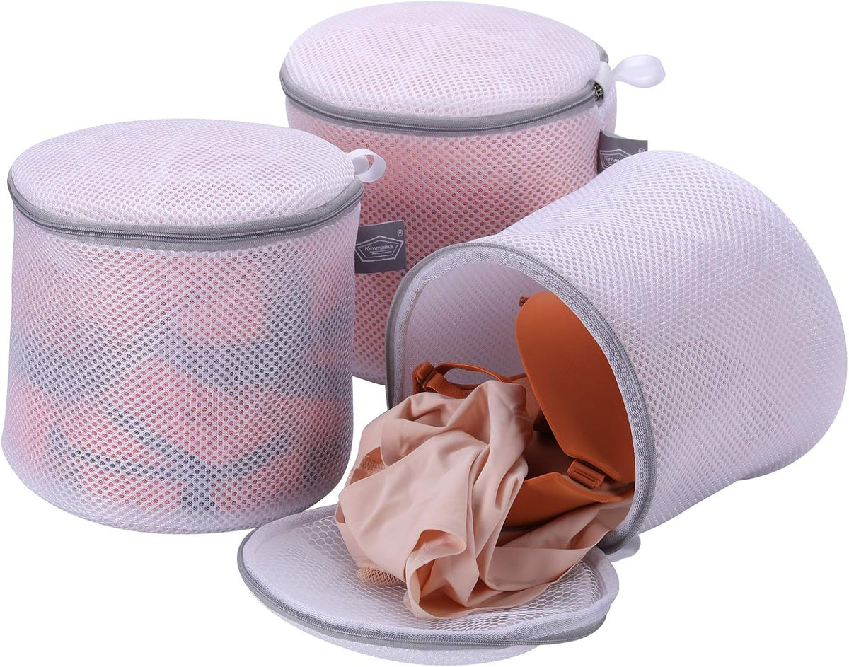 Bra Washing Bag for Laundry, Lingerie Bag for Washing Delicates, 7", 3Pcs