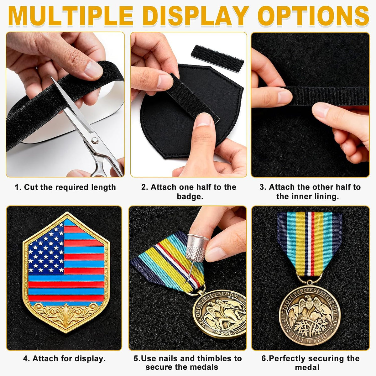 2Pcs Military Challenge Coin Display Case Wooden Shadow Box
