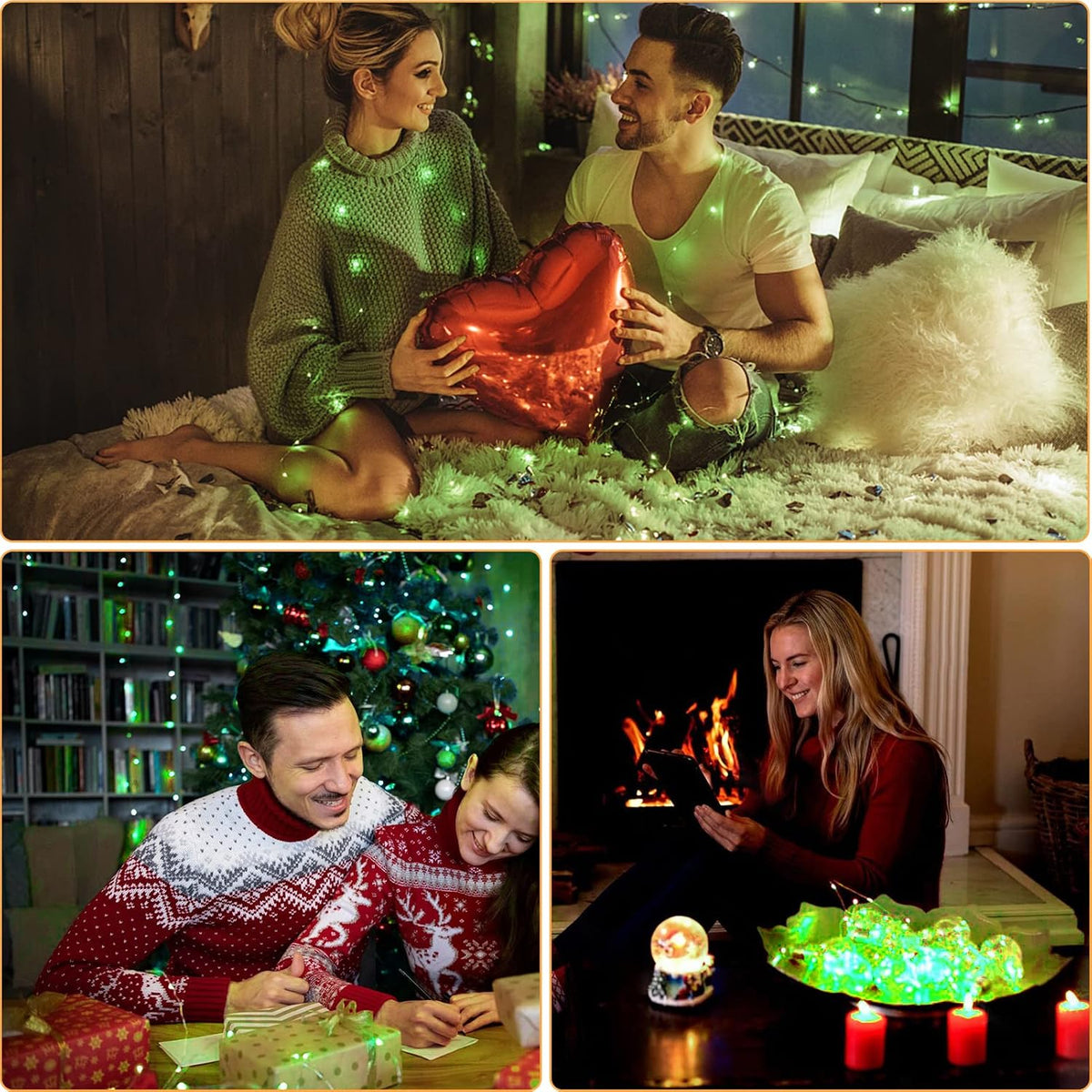 12 Pack 7FT 20LED Fairy Lights Battery Operated String Lights