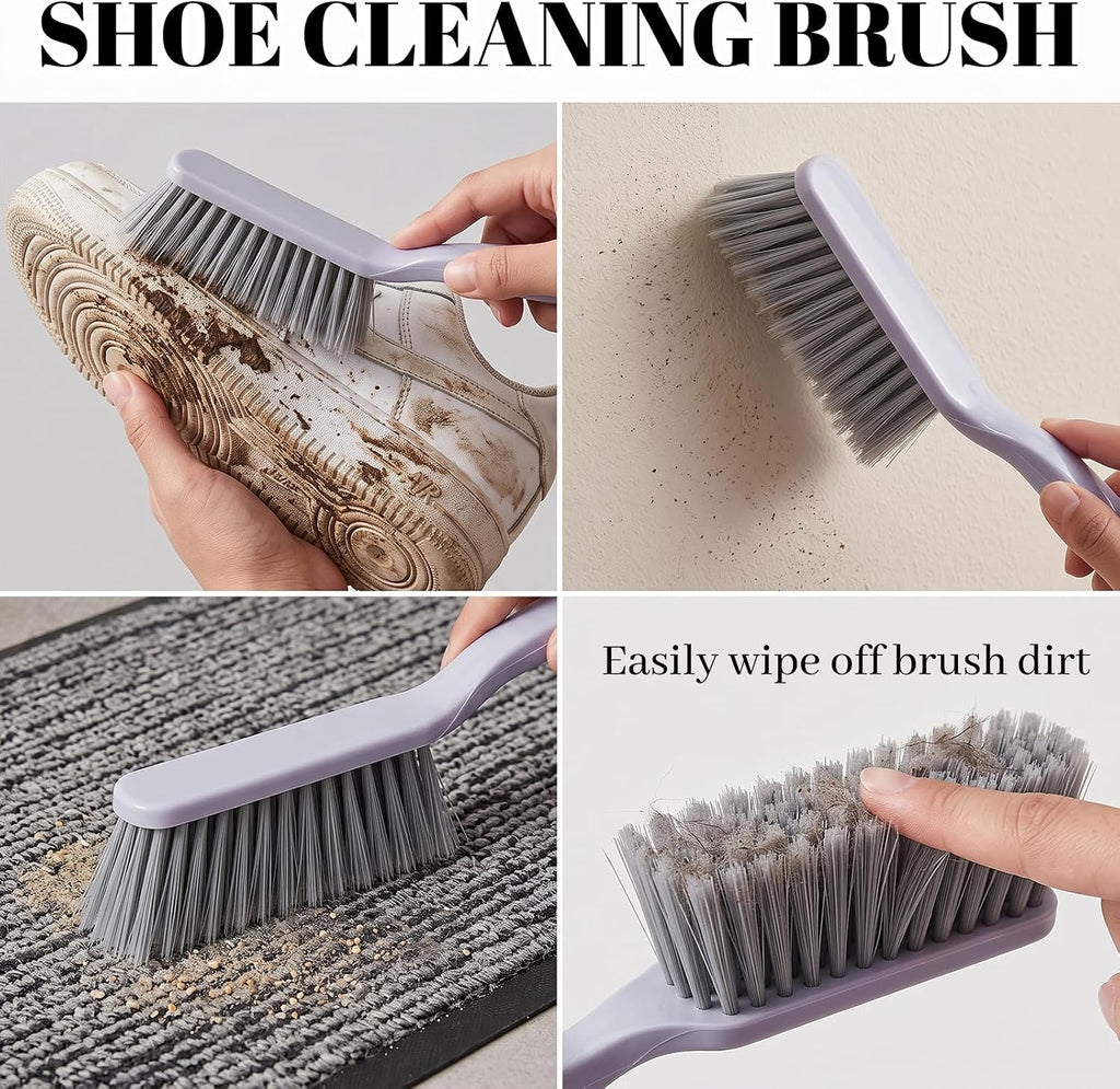 6 Pcs Small Broom and Dustpan Set, Portable Handheld Sweeping Brush Combo