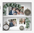 An&He 10x10 Shadow Box Frame Engineered Wood | with a 2.7" Usable Display Depth | Includes Acid-Free Backing Board, UV Resistant Acrylic, and Hanging Hardware-White