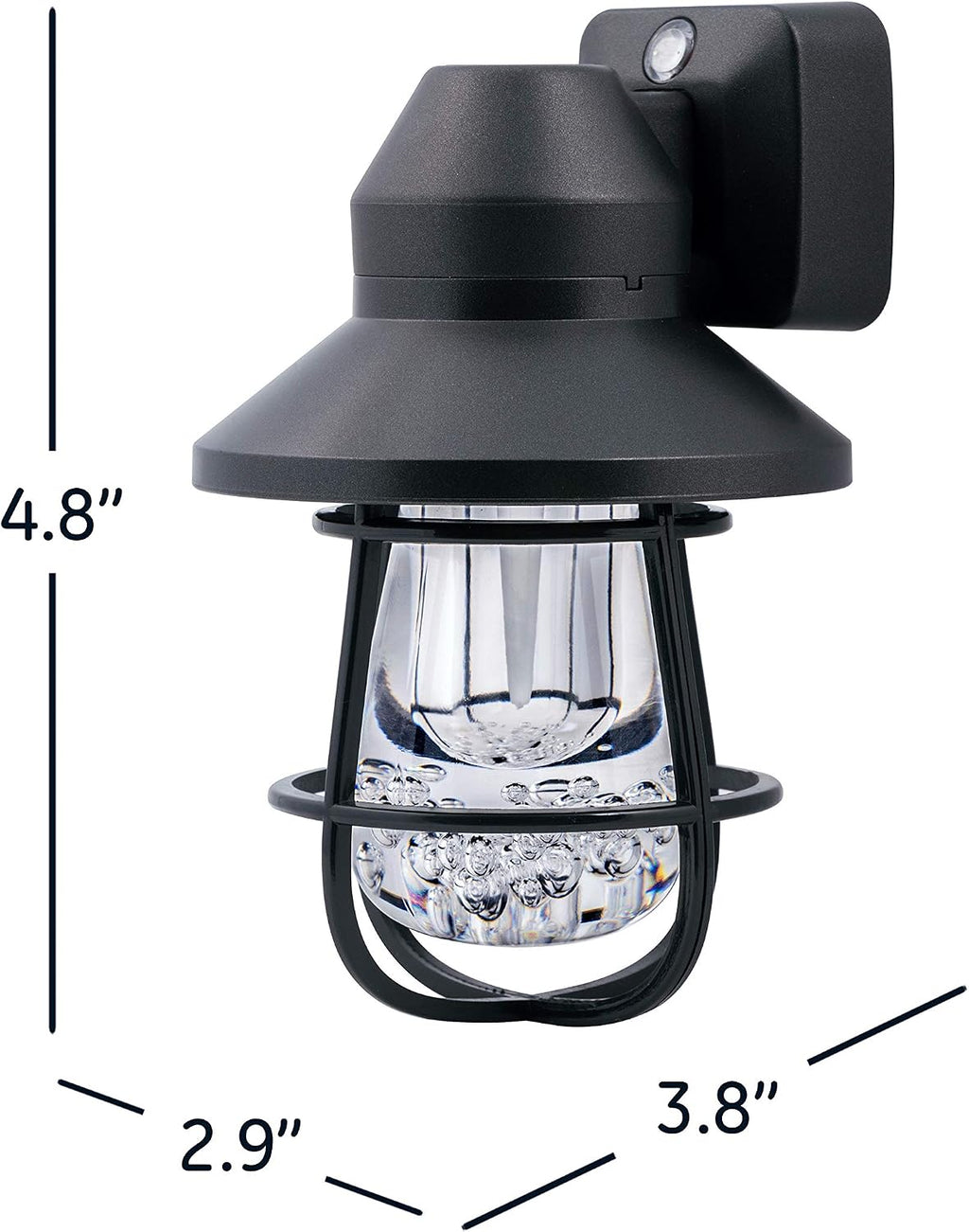 GE Vintage Night Lights Plug Into Wall, Auto Dusk to Dawn Sensor, 4 Pack