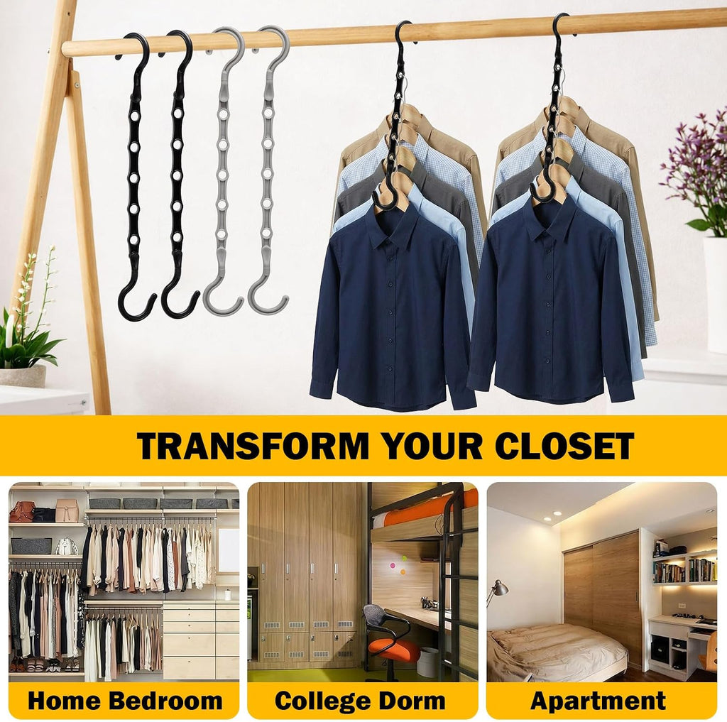12 Pack College Dorm Room Essentials for Girls Guys, Closet Organizers