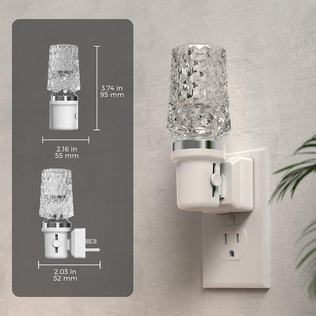 L LOHAS LED Amber Night Light,Yellow Nightlight,Dimmable 100LM,Light Sensor
