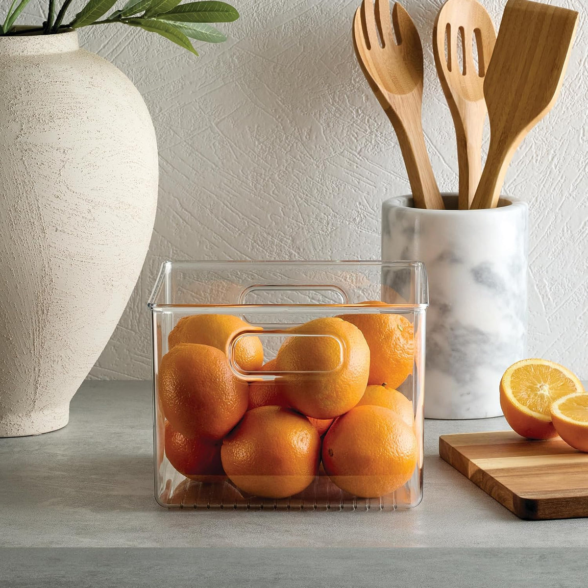 iDesign Pantry Storage Bin with Handles