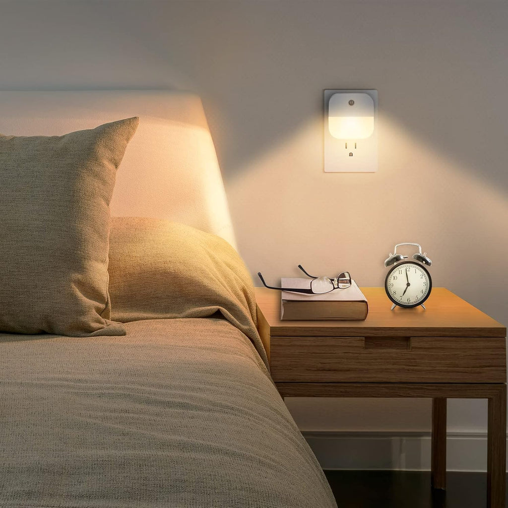 6 Pack Night Light, Night Lights Plug into, Warm LED Nightlights