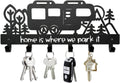 Metal Camper Key Holder, 11 inches Camper RV Decor Rack Hanger