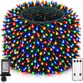 330FT 1000LED Christmas Lights Outdoor, Remote & Timer, Dimmable Multicolor