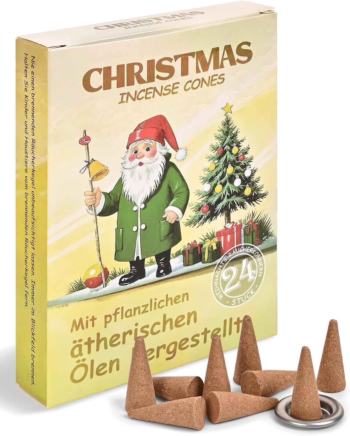 Christmas Incense Cones,Balsam Fir Incense Cone,96 pcs