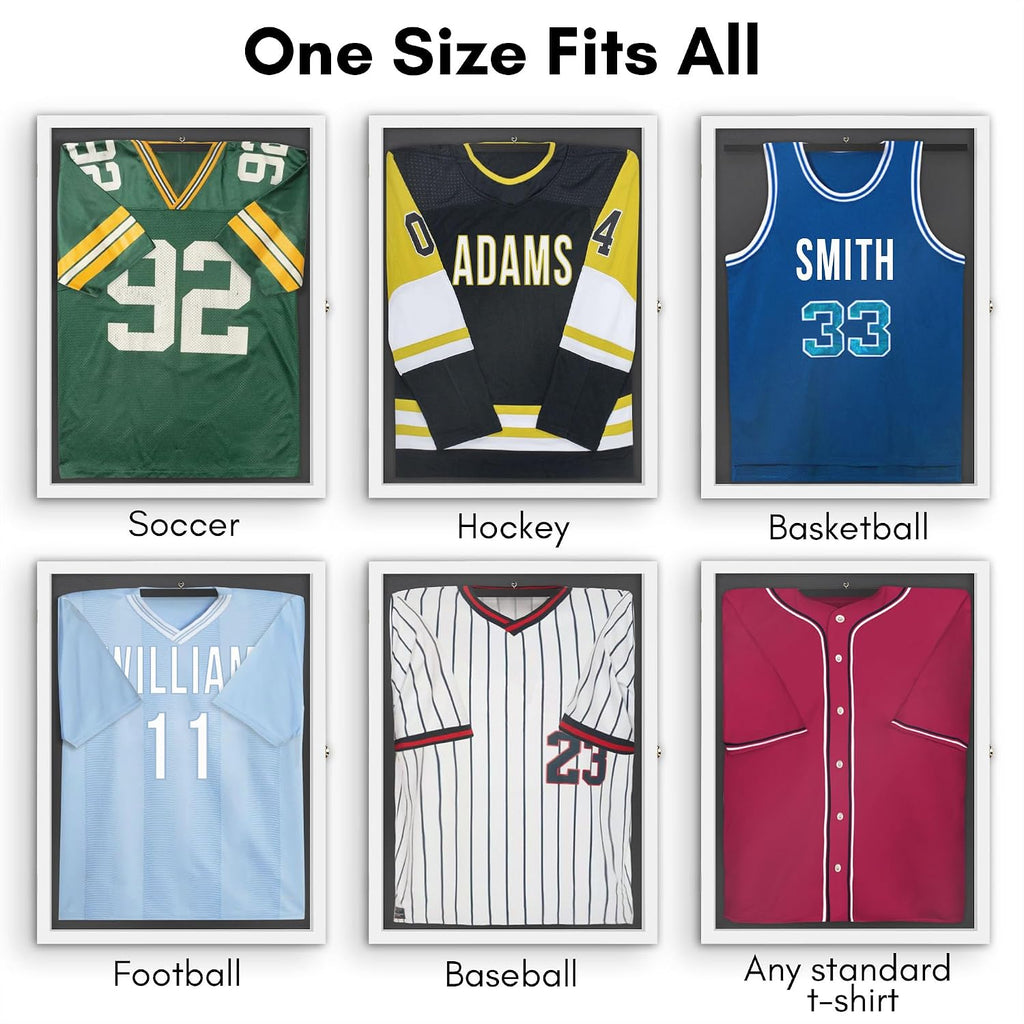 Americanflat 23x31 Jersey Display Case - White