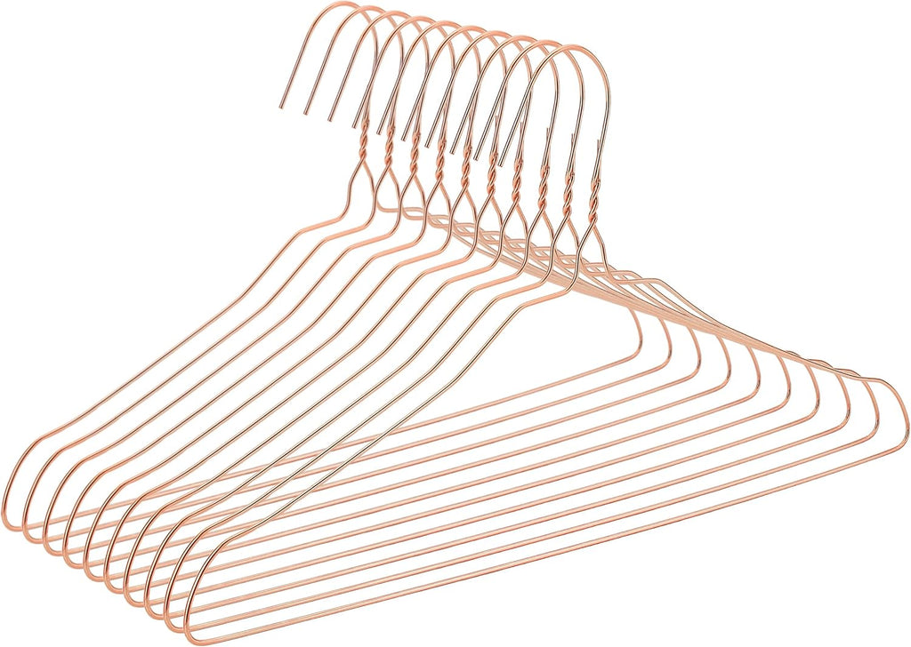 Mr. Pen- Metal Wire Hangers, 10 Pack, Rose Gold