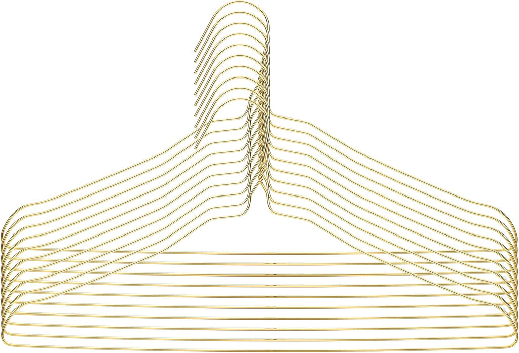 Mr. Pen- Metal Wire Hangers, 10 Pack, Gold