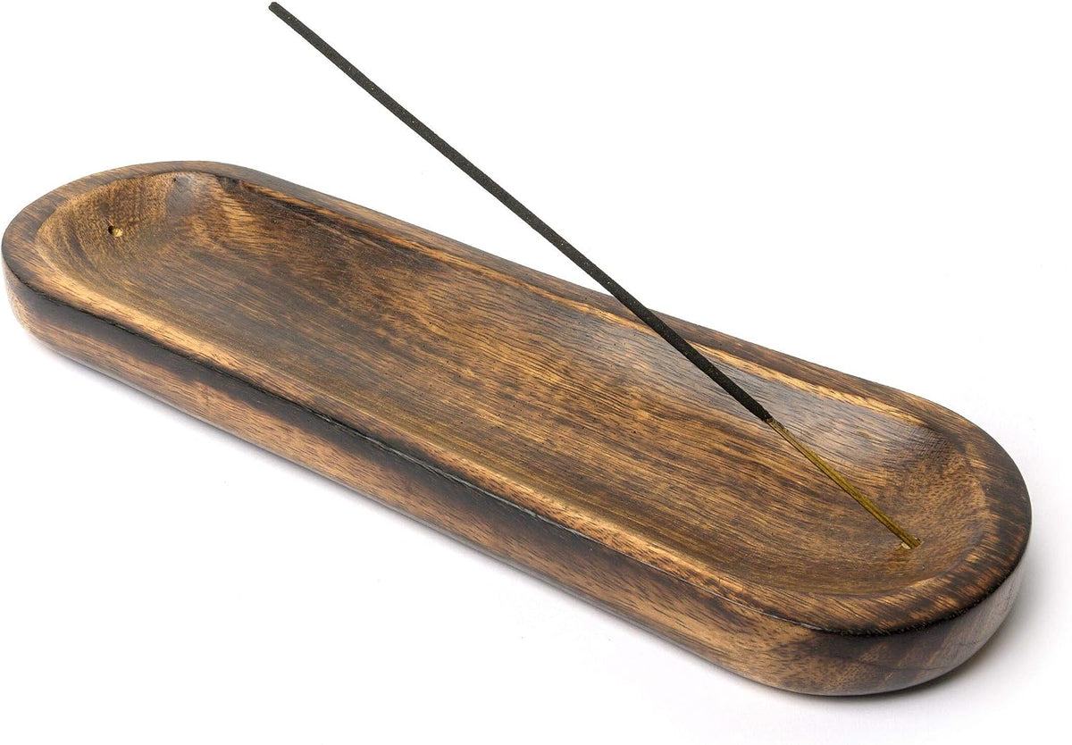 Incense Garden Incense Burner Holder - Woodburner - Ash Catcher Incense - Handmade Large Incense Holder for Aromatherapy