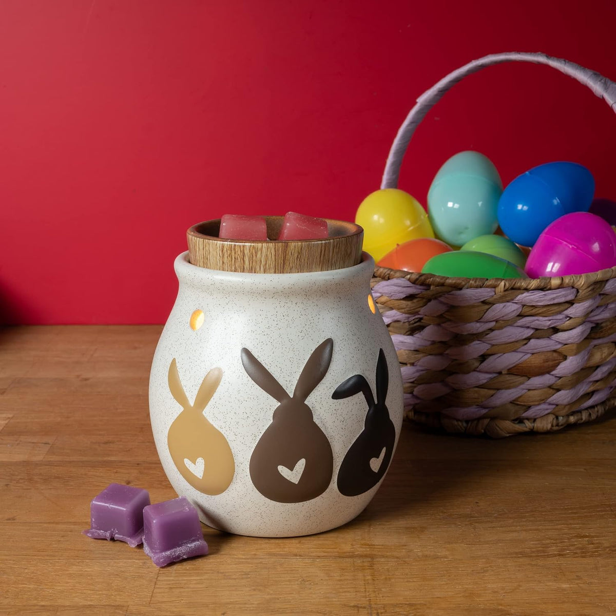 ScentSationals Love Bunnies - Decorative Wax Warmer for Scented Wax Melts