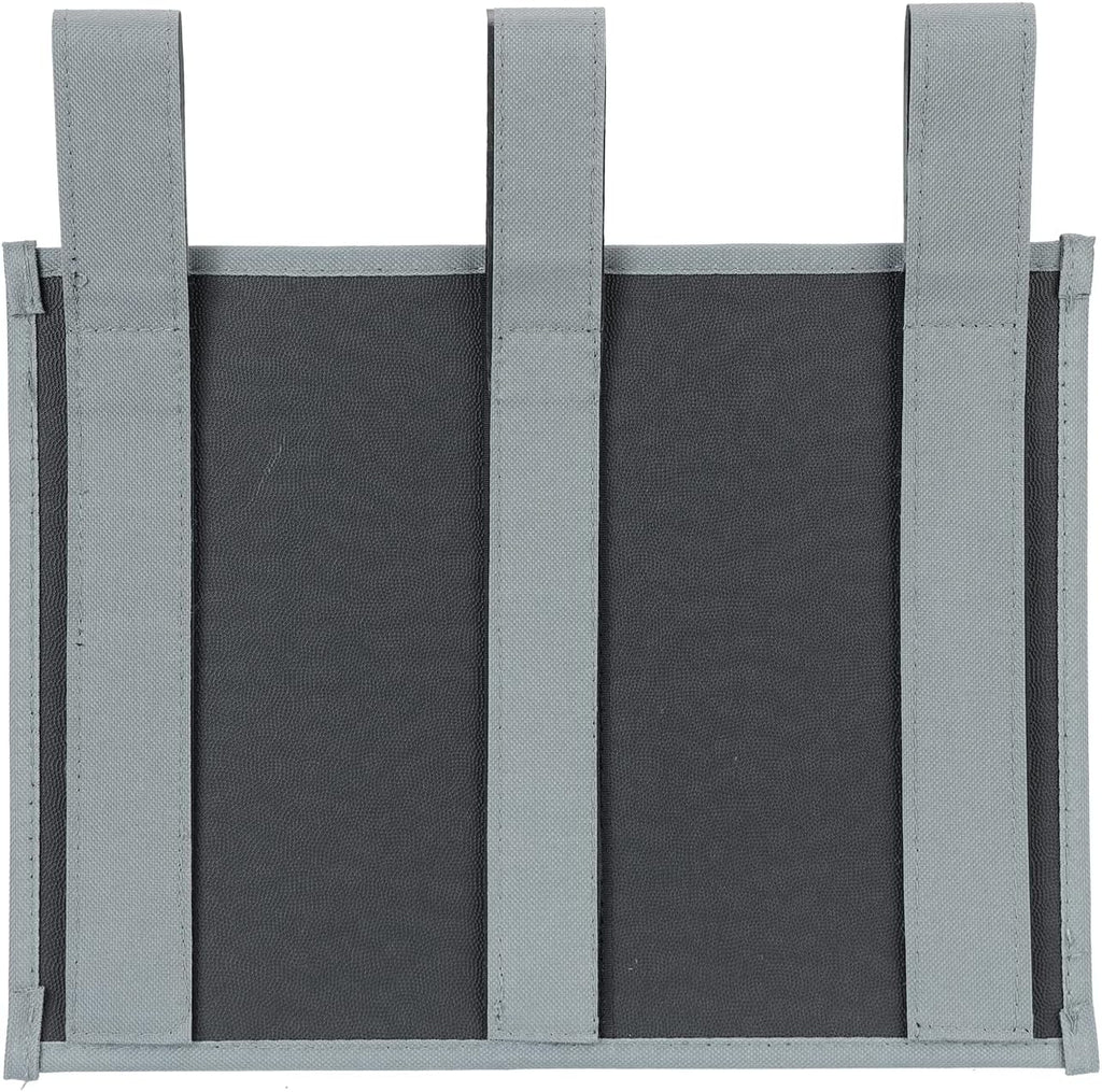 Hanging Bedside Caddy,Bedside Organizer Caddy for Bed Rails(Classic 4 Pockets-Grey)
