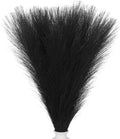 PATIKIL 21.7in Pampas Grass Decor, 30pcs Artificial Pampas Grass Bulk Fluffy Faux Pampas Grass Small Dried, Black