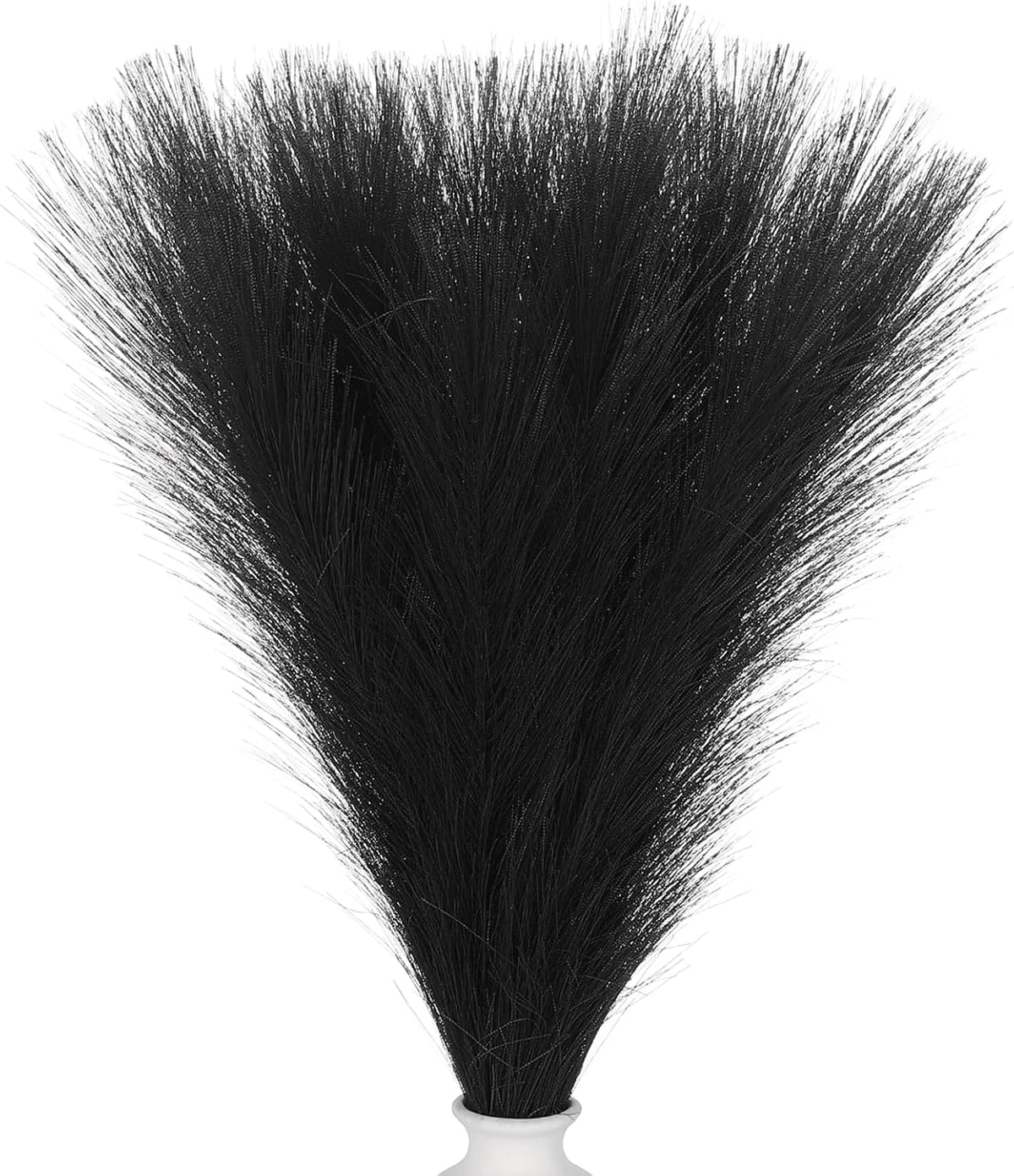 PATIKIL 21.7in Pampas Grass Decor, 30pcs Artificial Pampas Grass Bulk Fluffy Faux Pampas Grass Small Dried, Black
