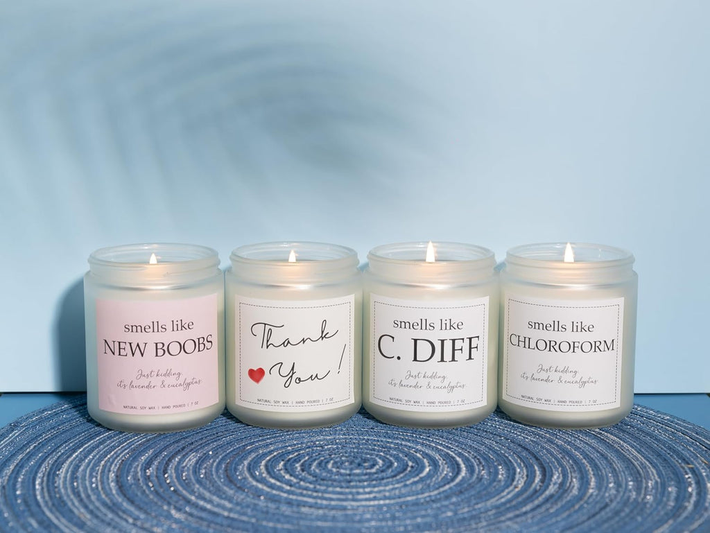 New Boobs Candle, Breast Cancer Survivor Gifts for Women