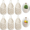6 Pack Macrame Plant Hangers, Small Hanging Planters for up to 5 Inch Pot