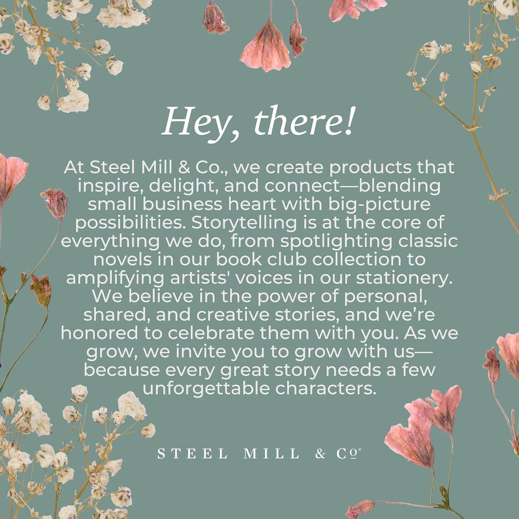 Steel Mill & Co. Ceramic Book-Shaped Vase, Through the Looking Glass