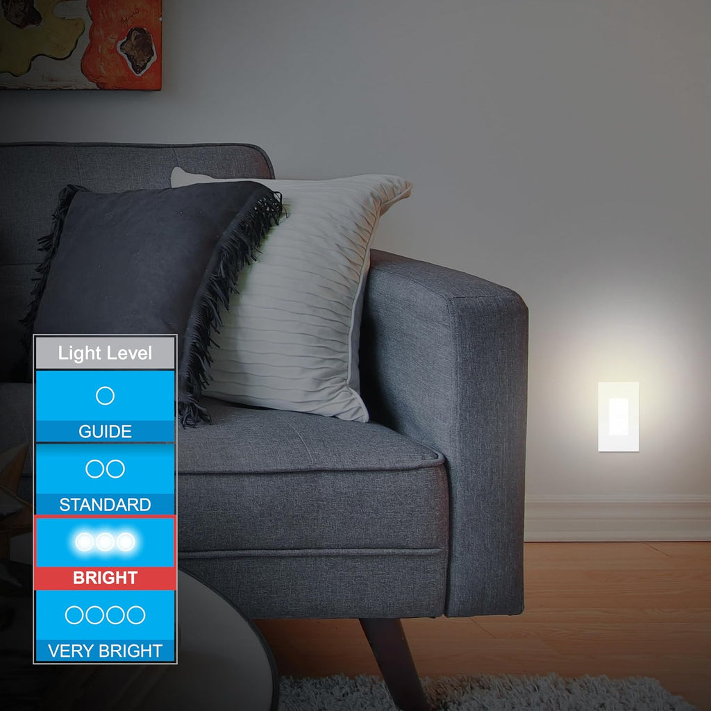 GE Slimline CoverLite LED Night Light, Plug-in, Dusk to Dawn
