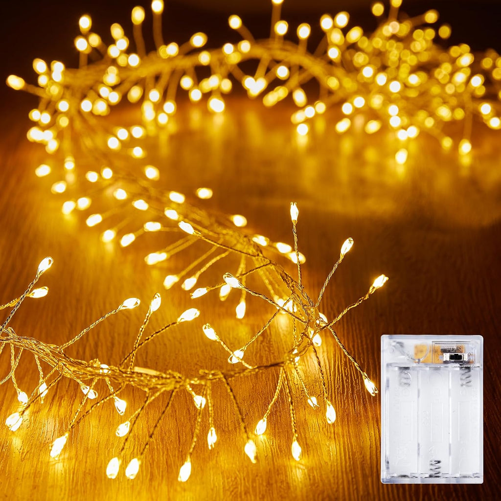 Brightown Battery Operated Fairy Lights,10 Feet 120 LEDs Warm White