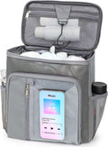 F-color Shower Caddy Portable for Dorm - Shower Bag Fits Full-Size Bottles