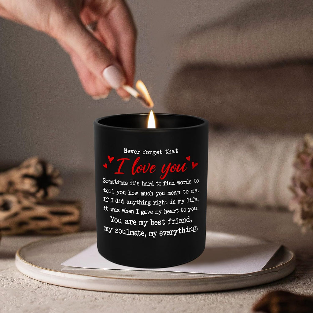TEEZWONDER Christmas Anniversary Couple Gifts - Scented Candle 10 oz