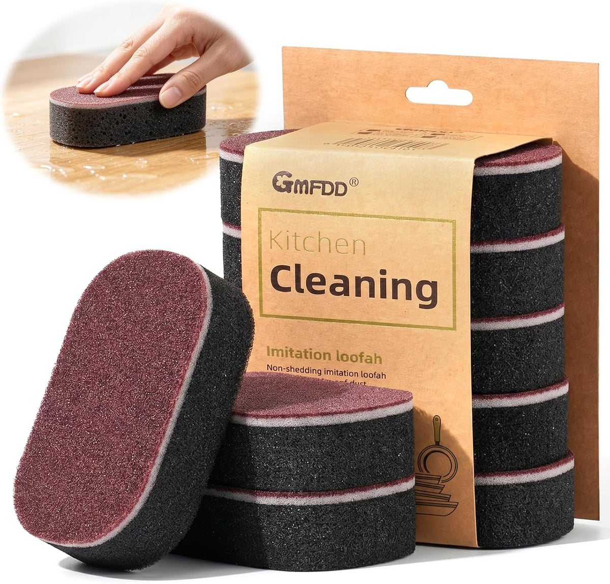 Magic Sponges Cleaning Eraser,Multi-Functional Eraser,Heavy-Duty Melamine Sponge Foam Pads,Multi-Functional Household Cleaning Kitchen Dish Sponge for Furniture,Kitchen, Bathroom,Sink(5PCS)