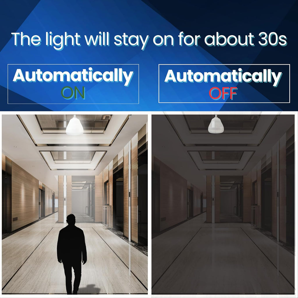 Bright Night Sensor Light LED Motion and Light Sensor AC Outlet Plug-in Flexible Neck Rotatable PIR Automatic Lamp Dusk to Dawn 5W 6500K