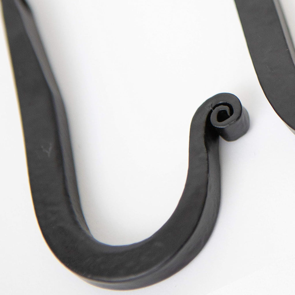 Decorative Wrought Iron Wall Hooks, Heavy Duty, Set of 3
