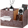 YAPISHI Tissue Box Cover Square,Cube Tissue Box Holder with Storage Tray