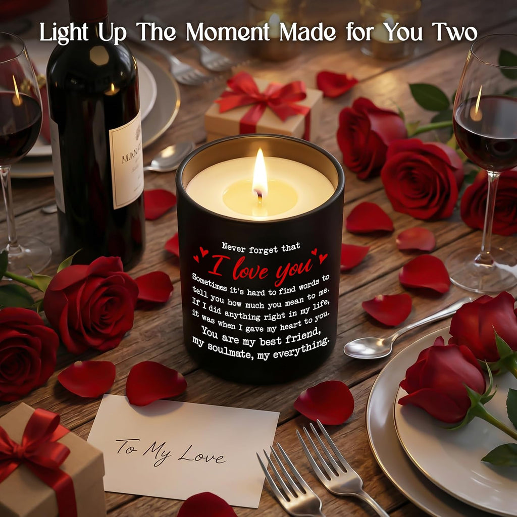 TEEZWONDER Christmas Anniversary Couple Gifts - Scented Candle 10 oz