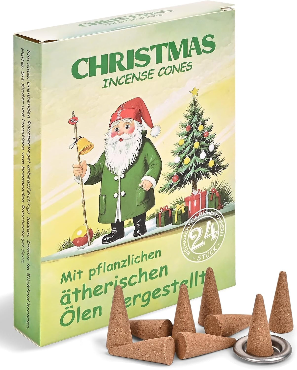 Christmas Incense Cones,Balsam Fir Incense Cone,96 pcs