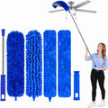 Bendable Microfiber Duster with Extension Pole, Up to 100-Inch Reach