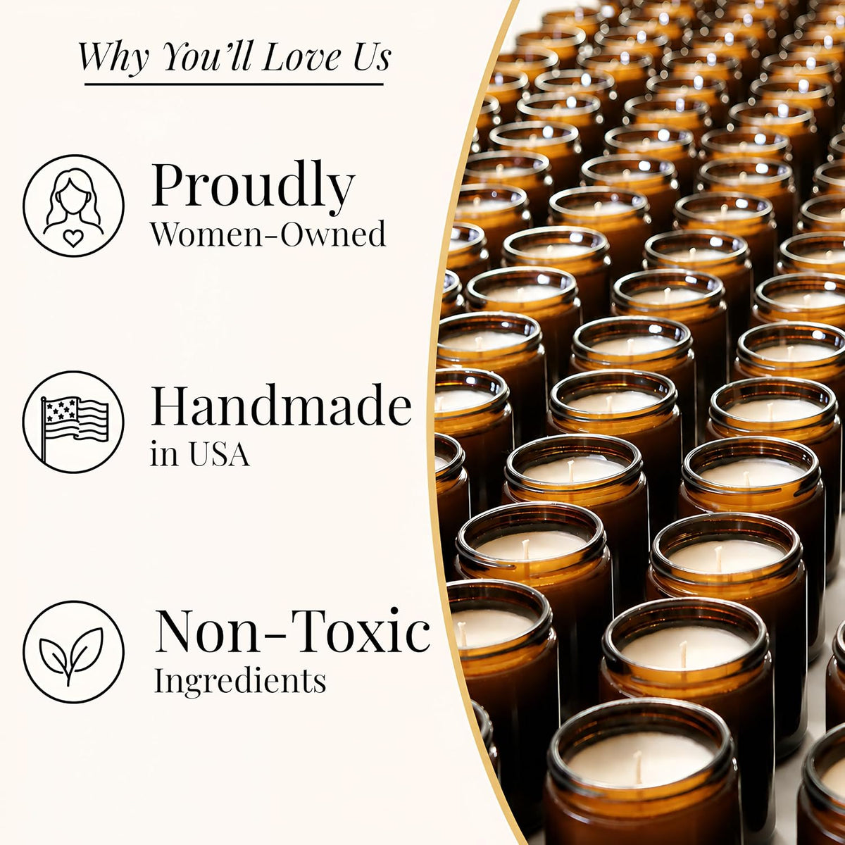 Pumpkin Spice Candle, Fall Candles - 'Pumpkin Spice' Scented Soy Candle for Home, Fall Scented Candles for Home Décor, 9oz Reusable Jar, 50Hr Burn, Made in USA